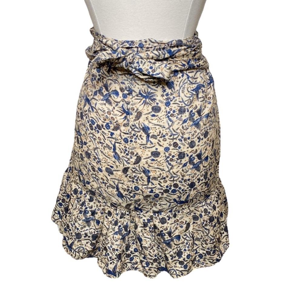 Isabel Marant Etoile Beige Tempster Floral Linen Miniskirt Women’s Size 38 or M